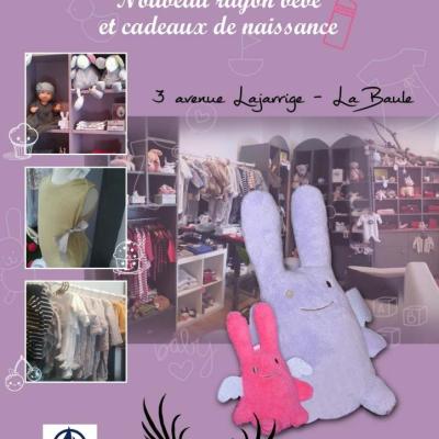 Flyer pour la boutique Créa'tures (La Baule)