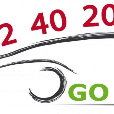 Logo GO TAXI avec n° (Nantes)